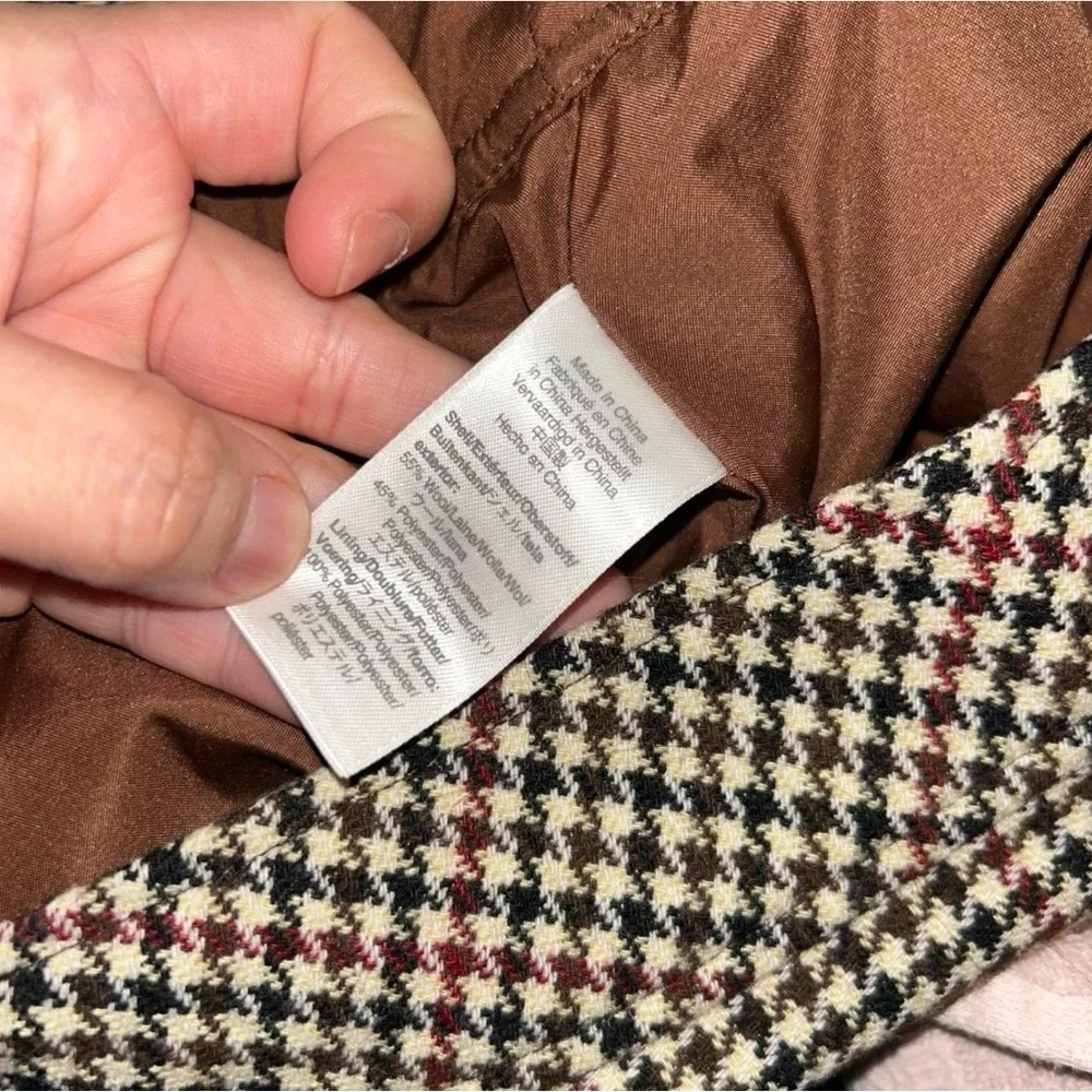 J. Crew Checkered Mini Skirt